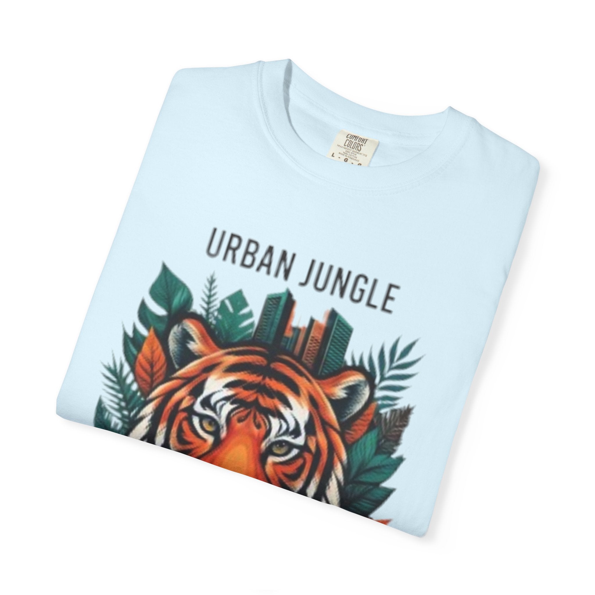 Urban Jungle Tiger T-Shirt – Bold Botanical Graphic Tee