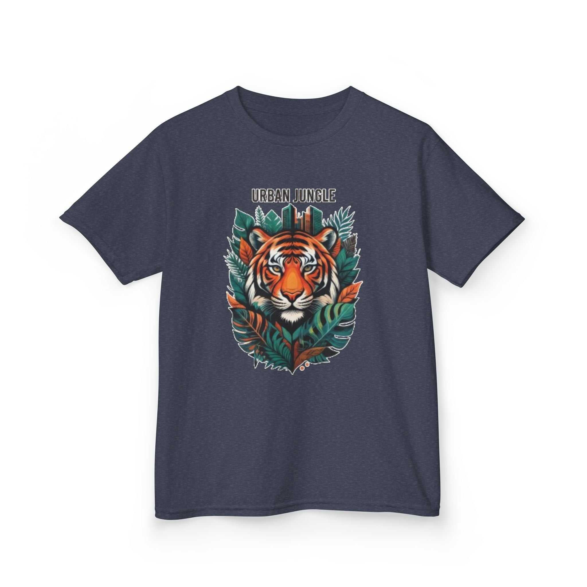 Kids 'Urban Jungle' Tiger Graphic Tee – Children's Jungle Animal Shirt