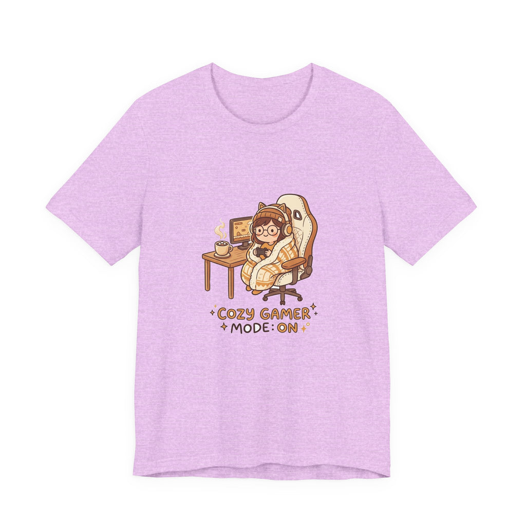 Cozy Gamer Tee - "Cozy Gamer Mode: On" Graphic T-Shirt
