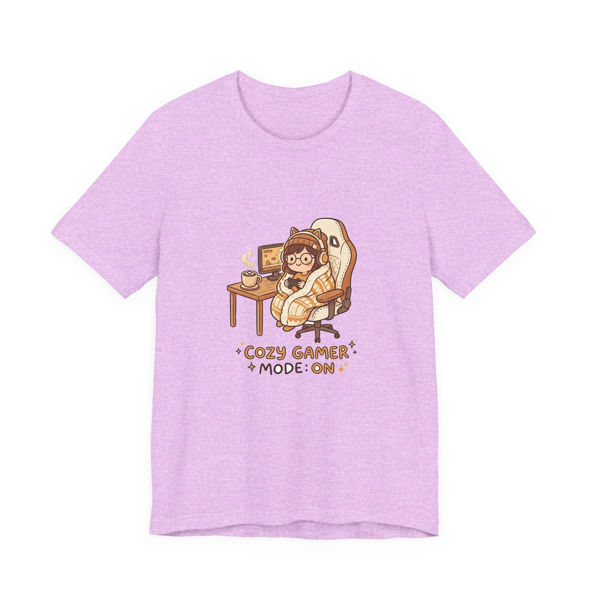 Cozy Gamer Tee - "Cozy Gamer Mode: On" Graphic T-Shirt
