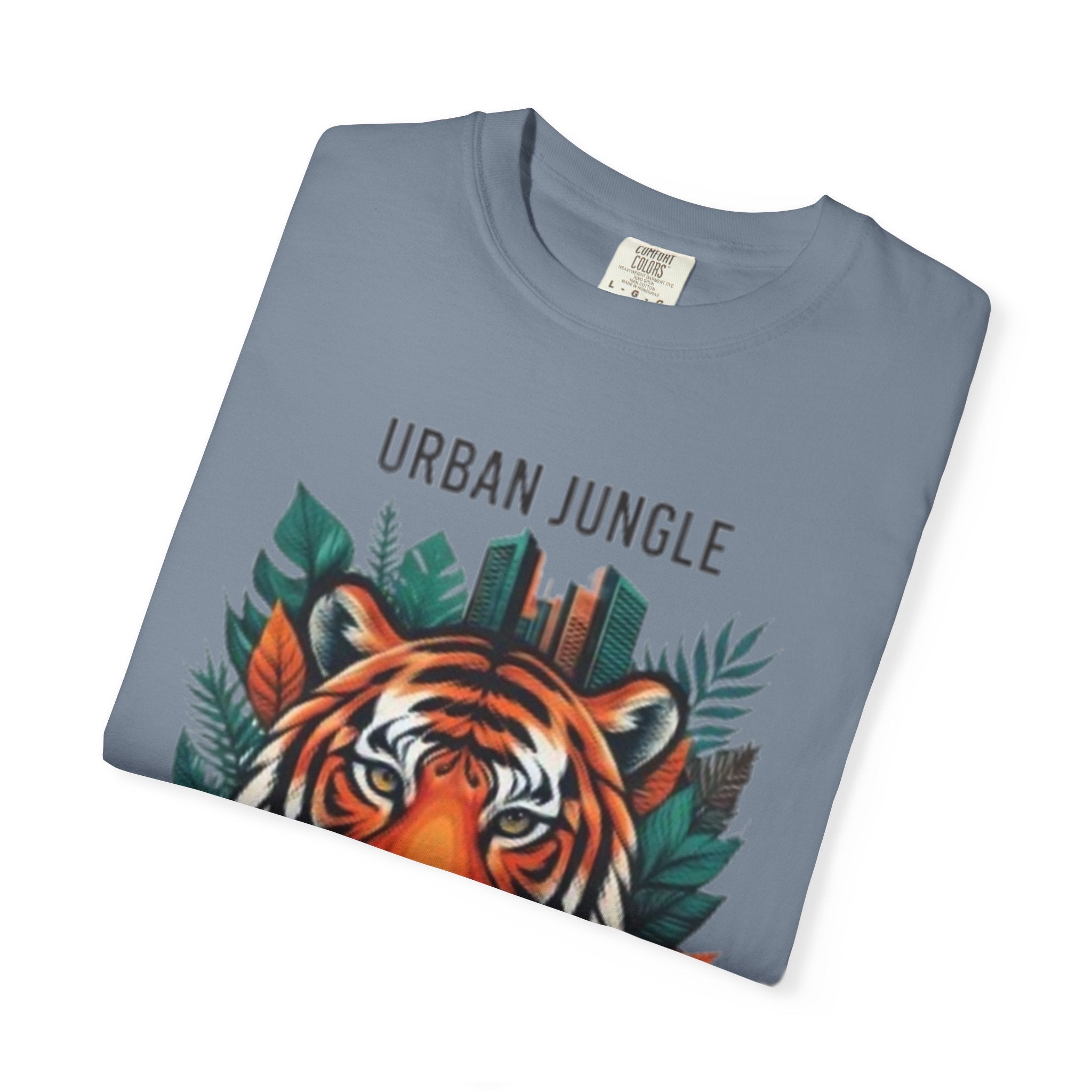 Urban Jungle Tiger T-Shirt – Bold Botanical Graphic Tee