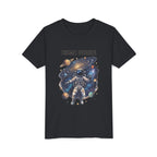 Cosmic Voyager Youth Tee — Astronaut Space Graphic Shirt for Kids