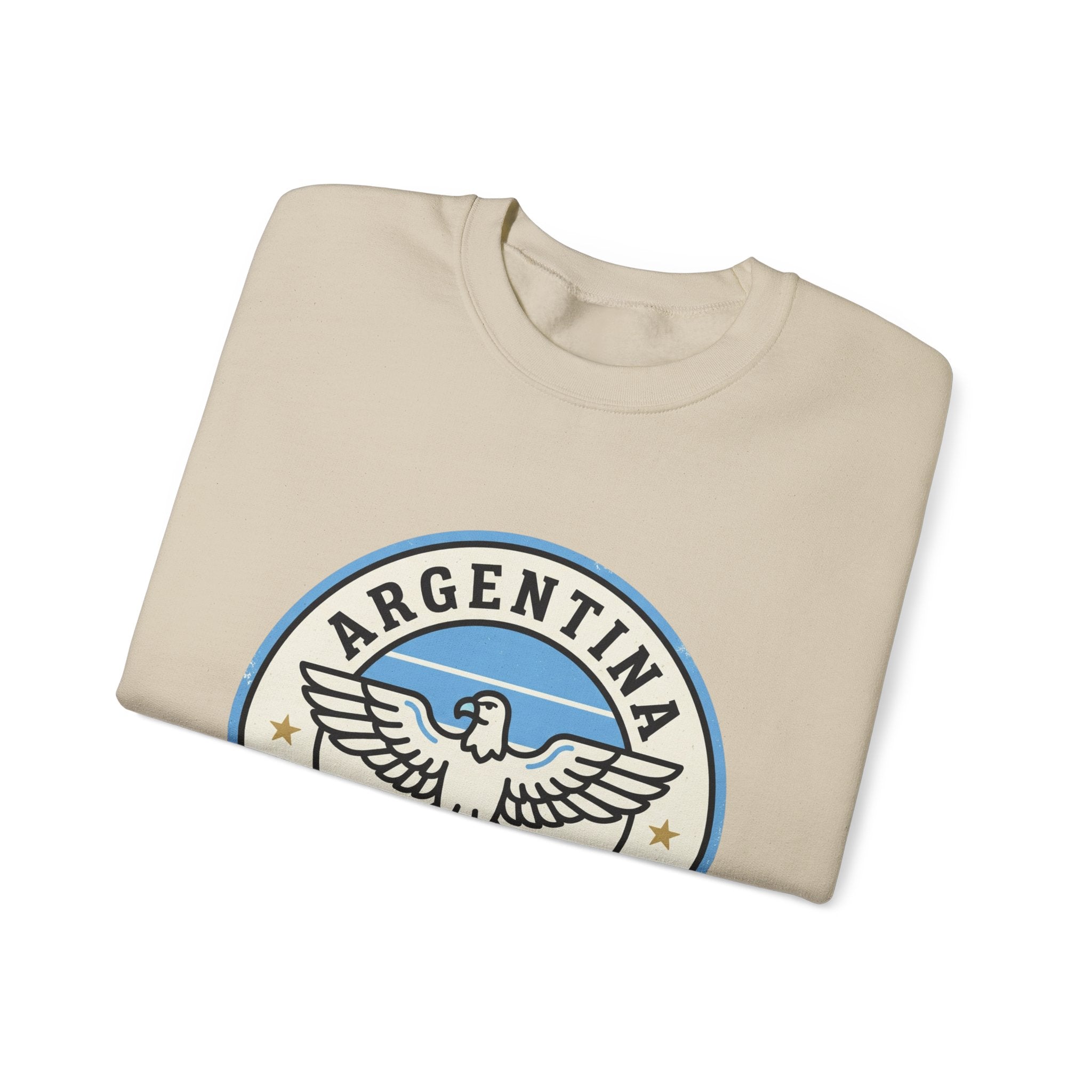 Argentina Fútbol Crest Sweatshirt | Soccer Country Pride, National Colors