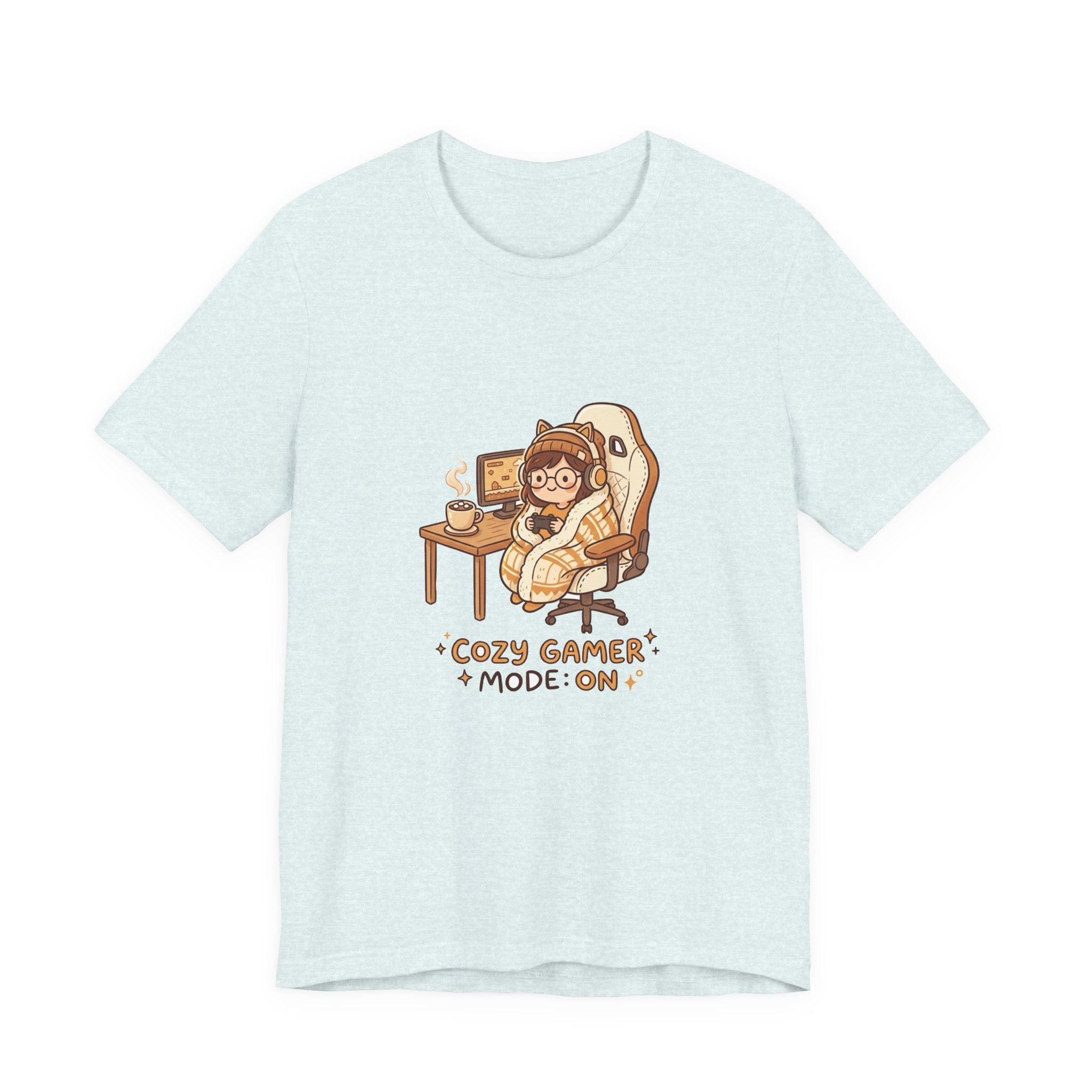 Cozy Gamer Tee - "Cozy Gamer Mode: On" Graphic T-Shirt