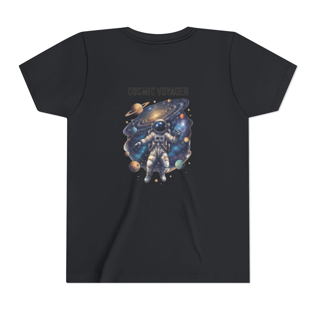 Cosmic Voyager Youth Tee — Astronaut Space Graphic Shirt for Kids
