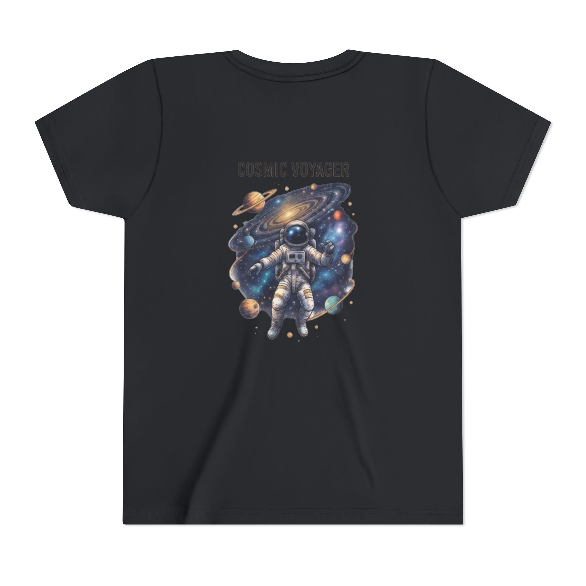 Cosmic Voyager Youth Tee — Astronaut Space Graphic Shirt for Kids
