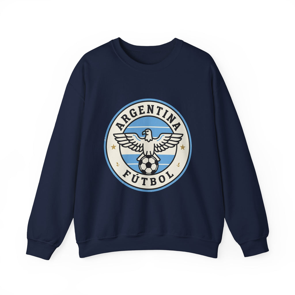 Argentina Fútbol Crest Sweatshirt | Soccer Country Pride, National Colors