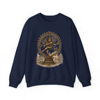 Shiva Nataraja Crewneck Sweatshirt — Dancing Shiva Graphic Pullover