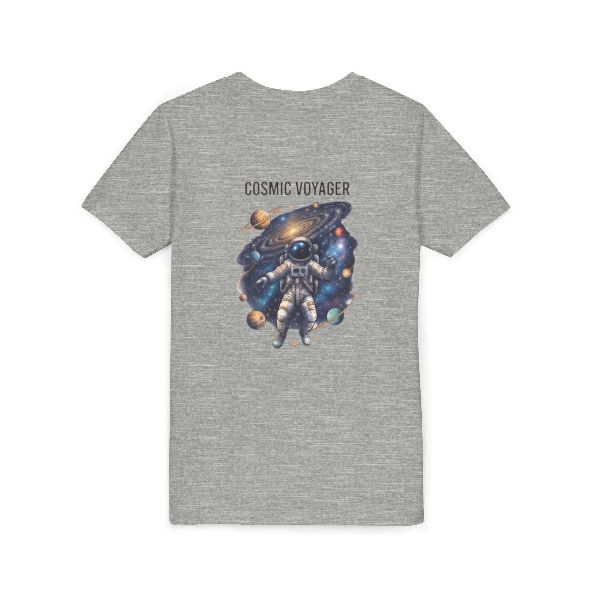Cosmic Voyager Youth Tee — Astronaut Space Graphic Shirt for Kids