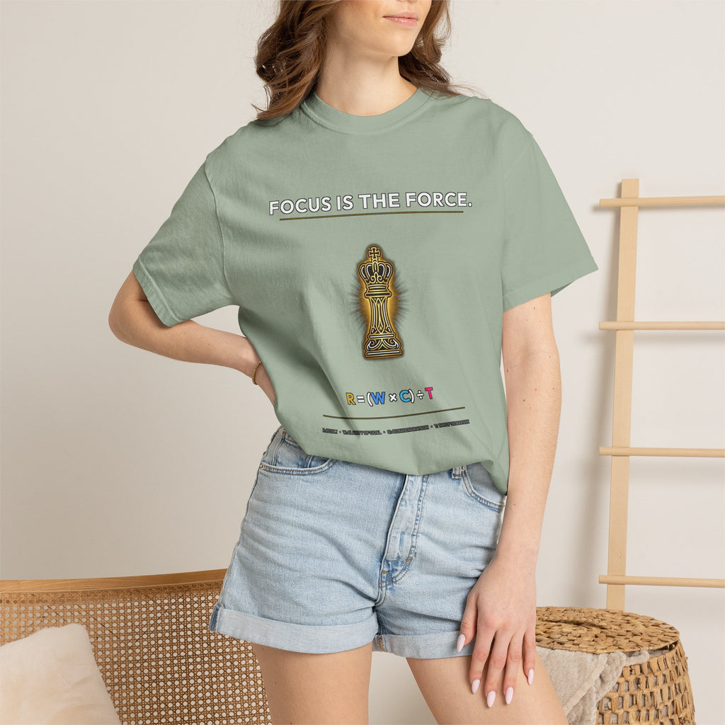 Focus Is The Force T‑Shirt — Meditation Buddha Graphic Tee