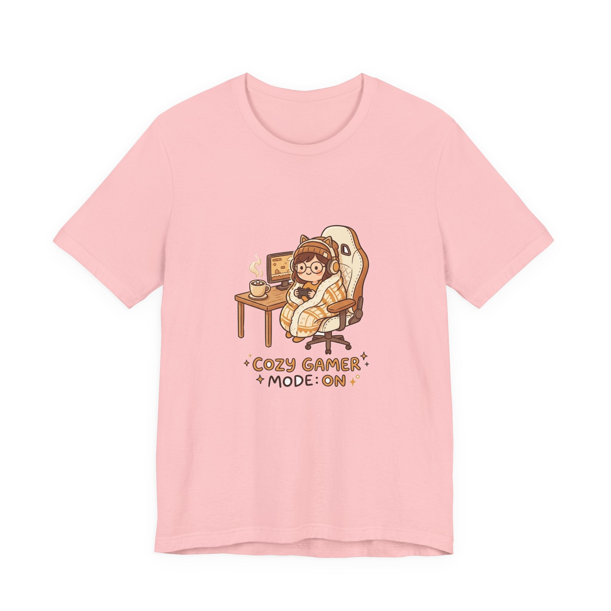 Cozy Gamer Tee - "Cozy Gamer Mode: On" Graphic T-Shirt