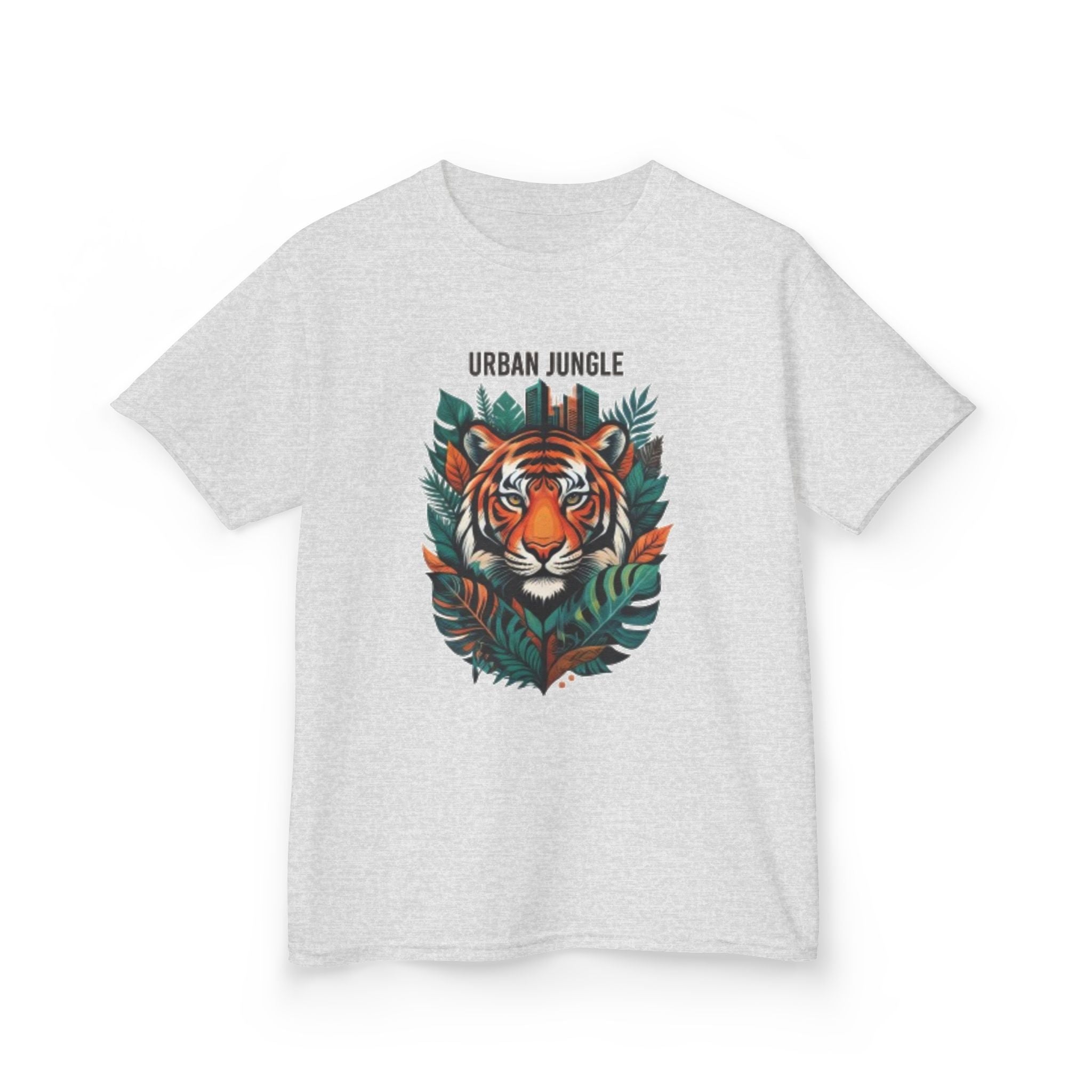 Kids 'Urban Jungle' Tiger Graphic Tee – Children's Jungle Animal Shirt