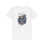 Cosmic Voyager Youth Tee — Astronaut Space Graphic Shirt for Kids