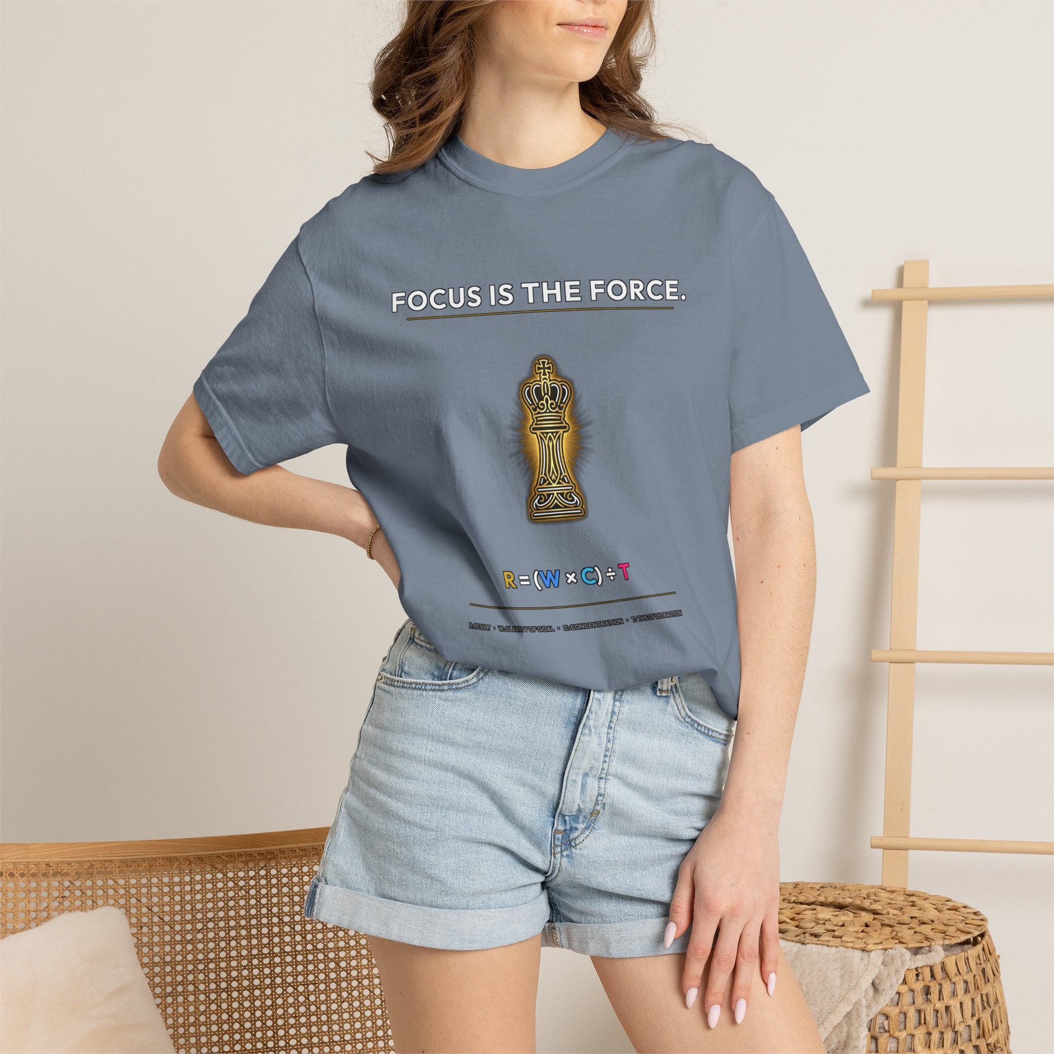 Focus Is The Force T‑Shirt — Meditation Buddha Graphic Tee