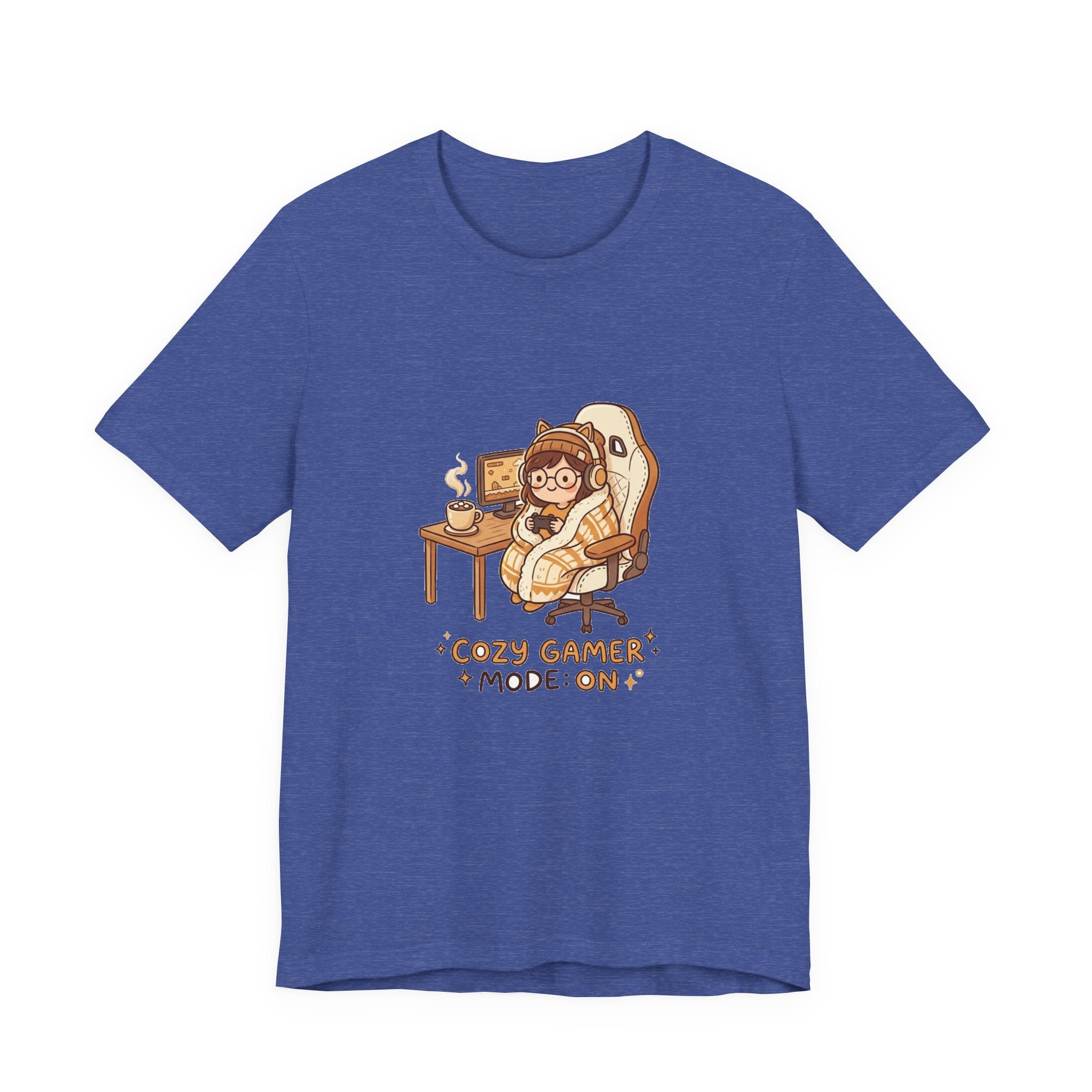 Cozy Gamer Tee - "Cozy Gamer Mode: On" Graphic T-Shirt