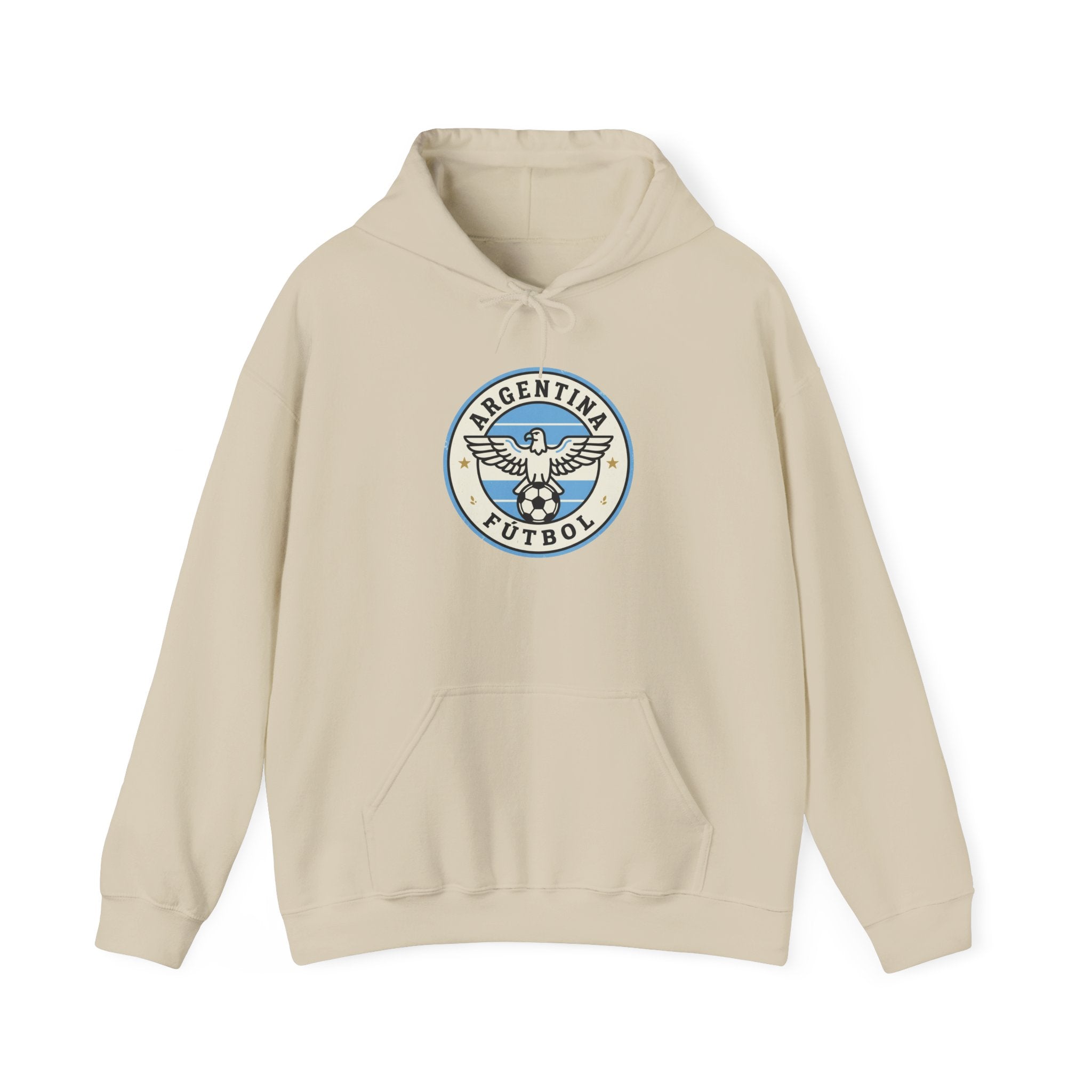 Argentina Futbol Crest Hoodie | Soccer Country Pride, National Colors