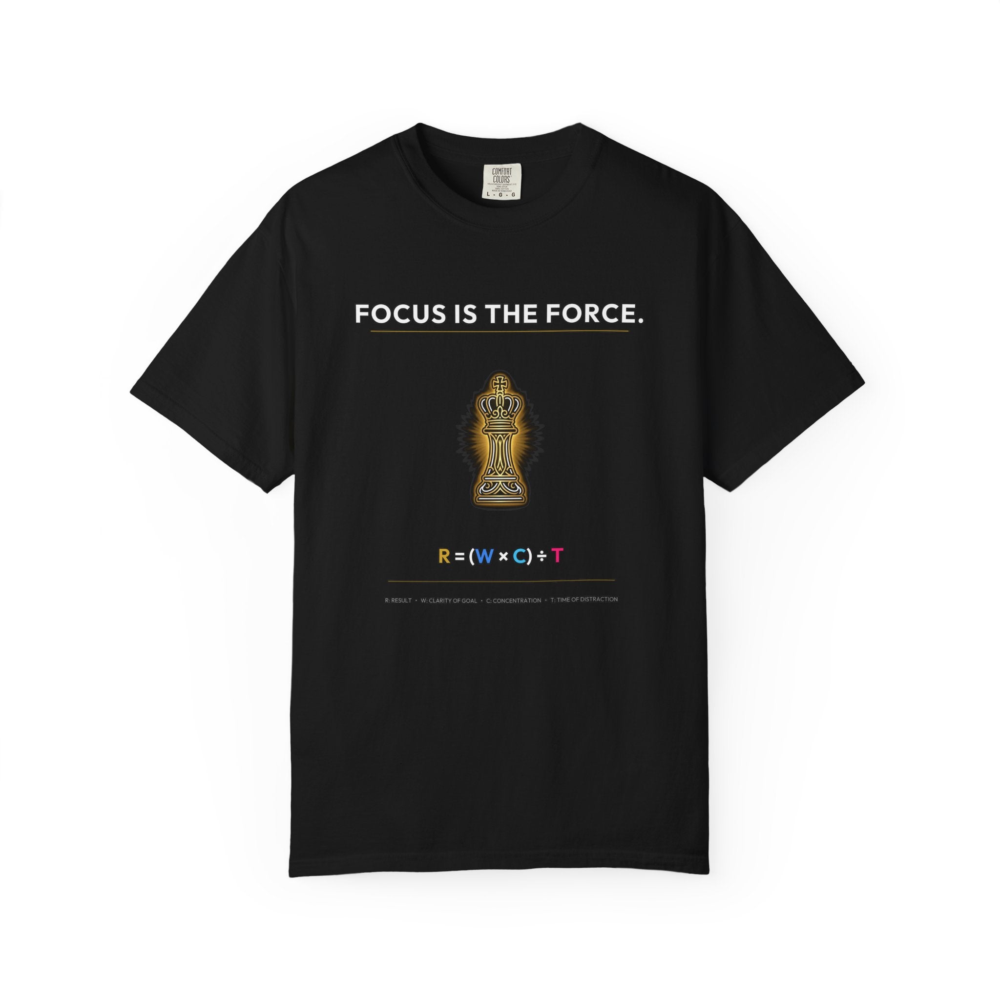 Focus Is The Force T‑Shirt — Meditation Buddha Graphic Tee