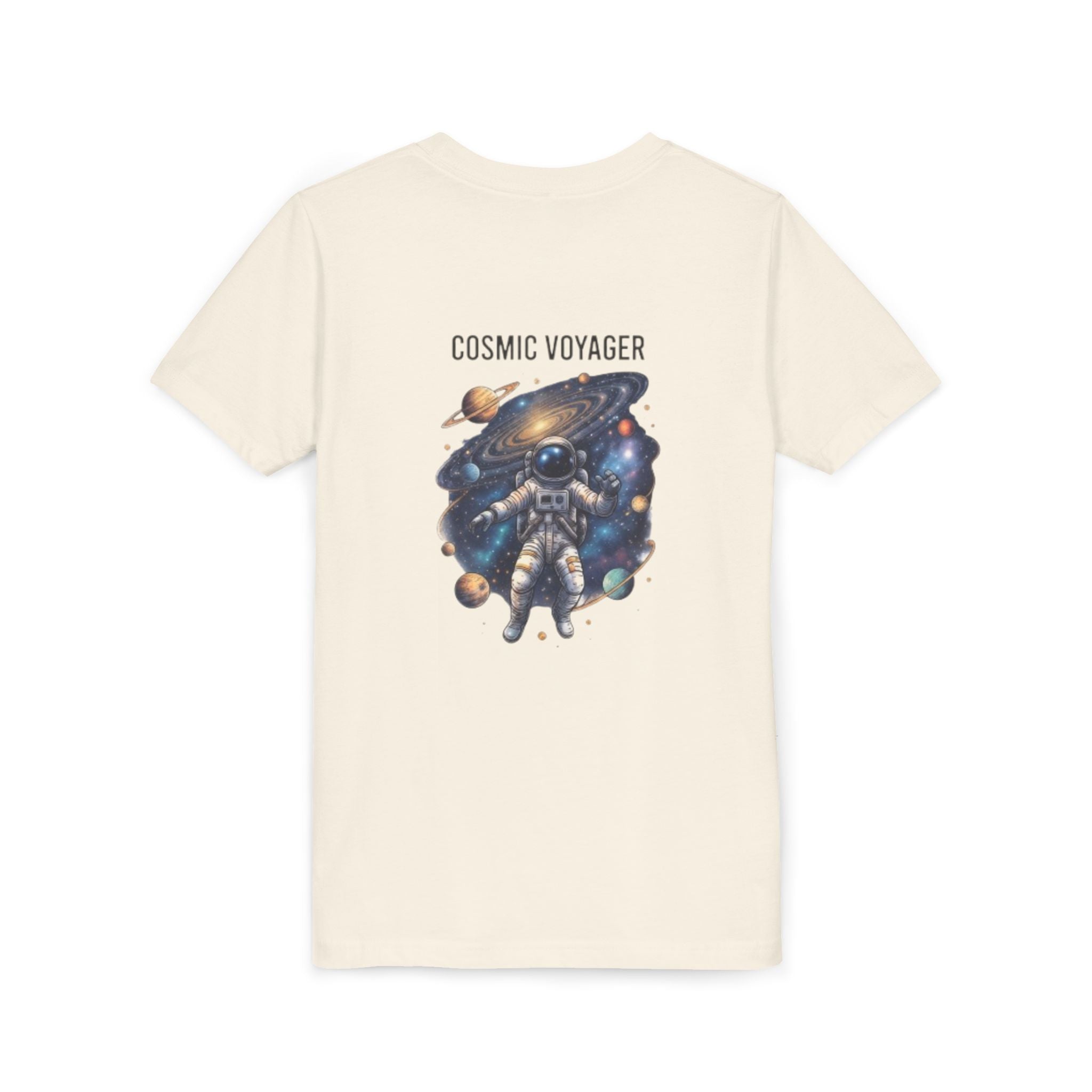 Cosmic Voyager Youth Tee — Astronaut Space Graphic Shirt for Kids