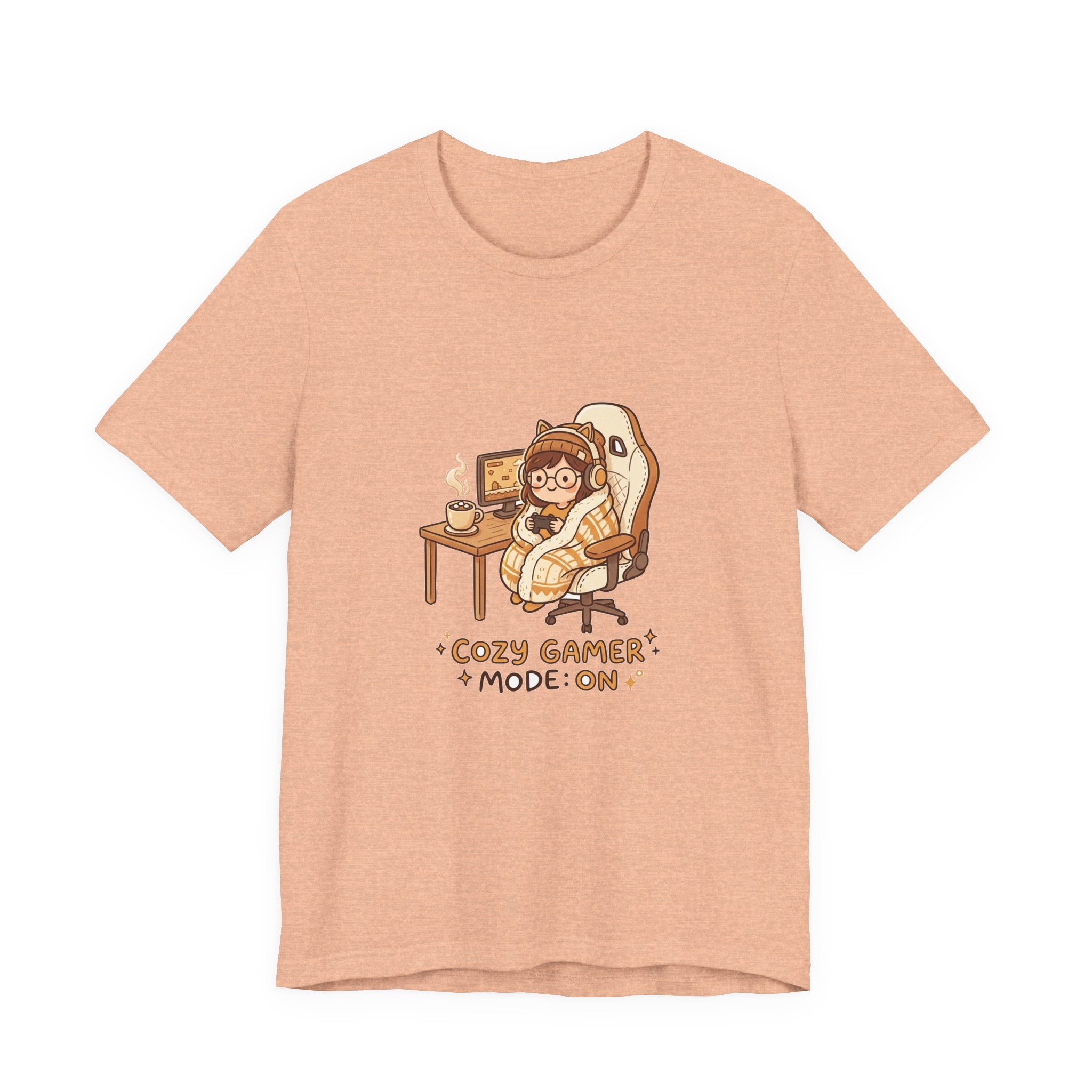Cozy Gamer Tee - "Cozy Gamer Mode: On" Graphic T-Shirt