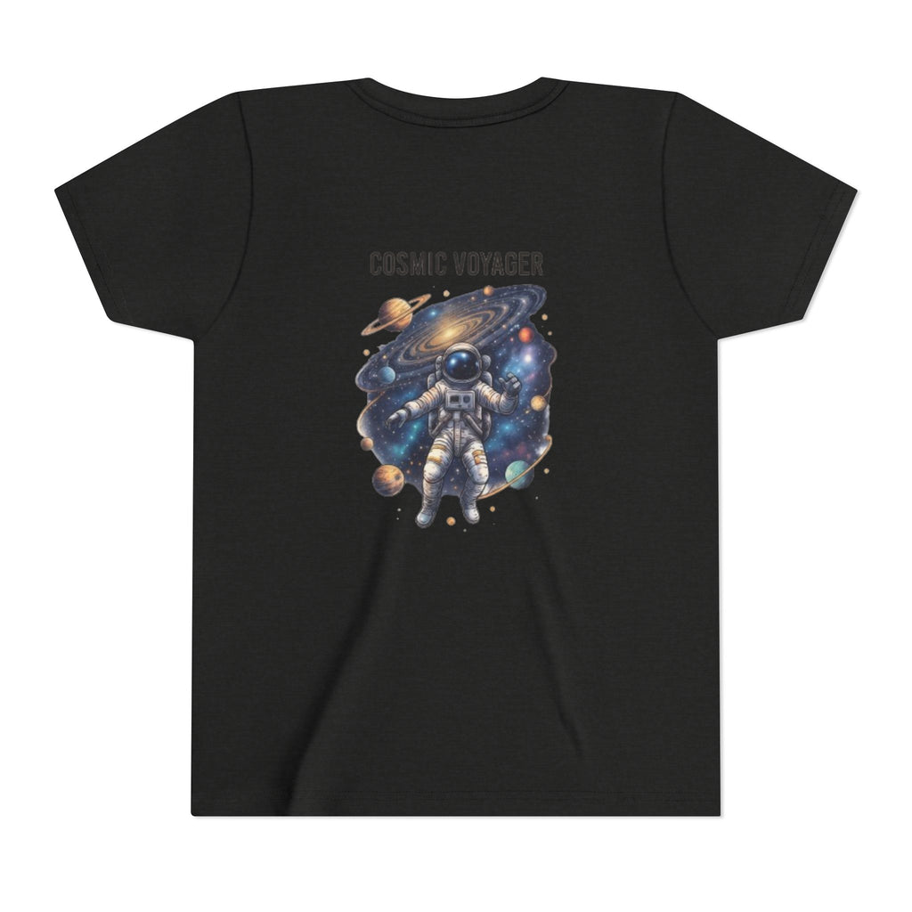 Cosmic Voyager Youth Tee — Astronaut Space Graphic Shirt for Kids