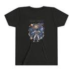 Cosmic Voyager Youth Tee — Astronaut Space Graphic Shirt for Kids