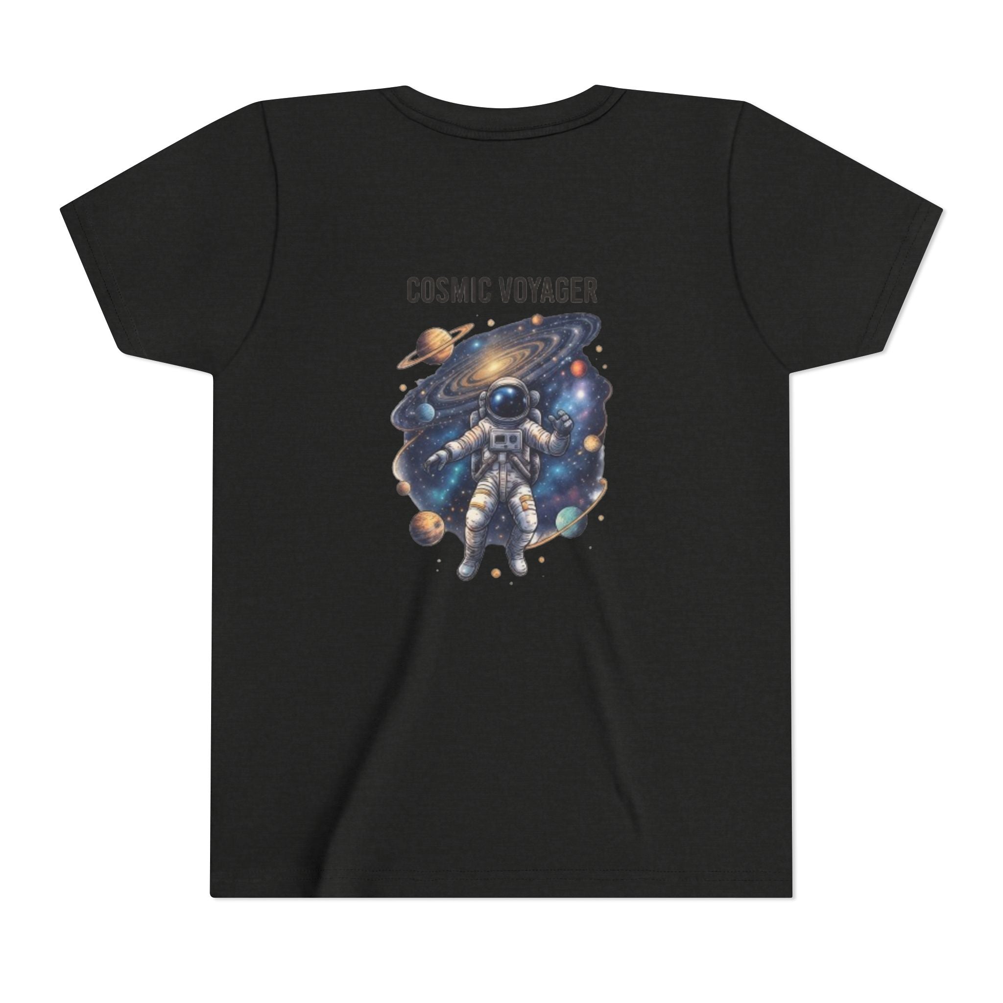 Cosmic Voyager Youth Tee — Astronaut Space Graphic Shirt for Kids