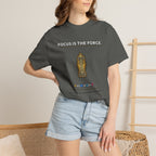 Focus Is The Force T‑Shirt — Meditation Buddha Graphic Tee