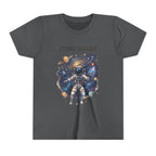 Cosmic Voyager Youth Tee — Astronaut Space Graphic Shirt for Kids