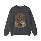 Shiva Nataraja Crewneck Sweatshirt — Dancing Shiva Graphic Pullover