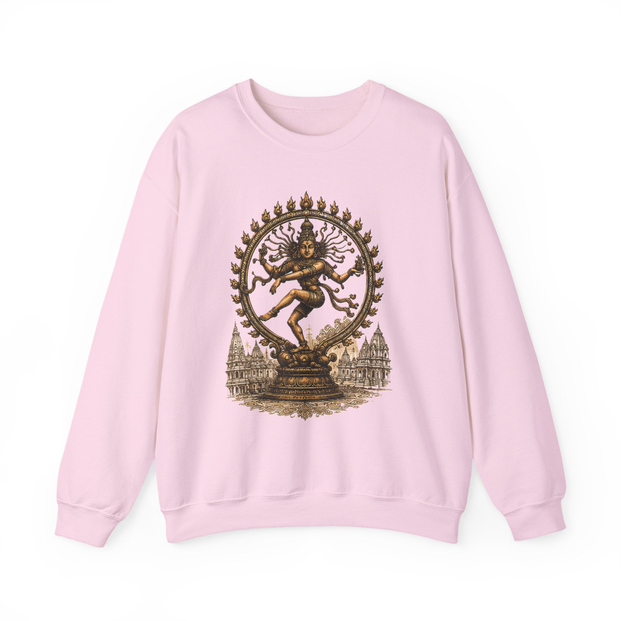 Shiva Nataraja Crewneck Sweatshirt — Dancing Shiva Graphic Pullover