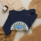 Argentina Fútbol Crest Sweatshirt | Soccer Country Pride, National Colors