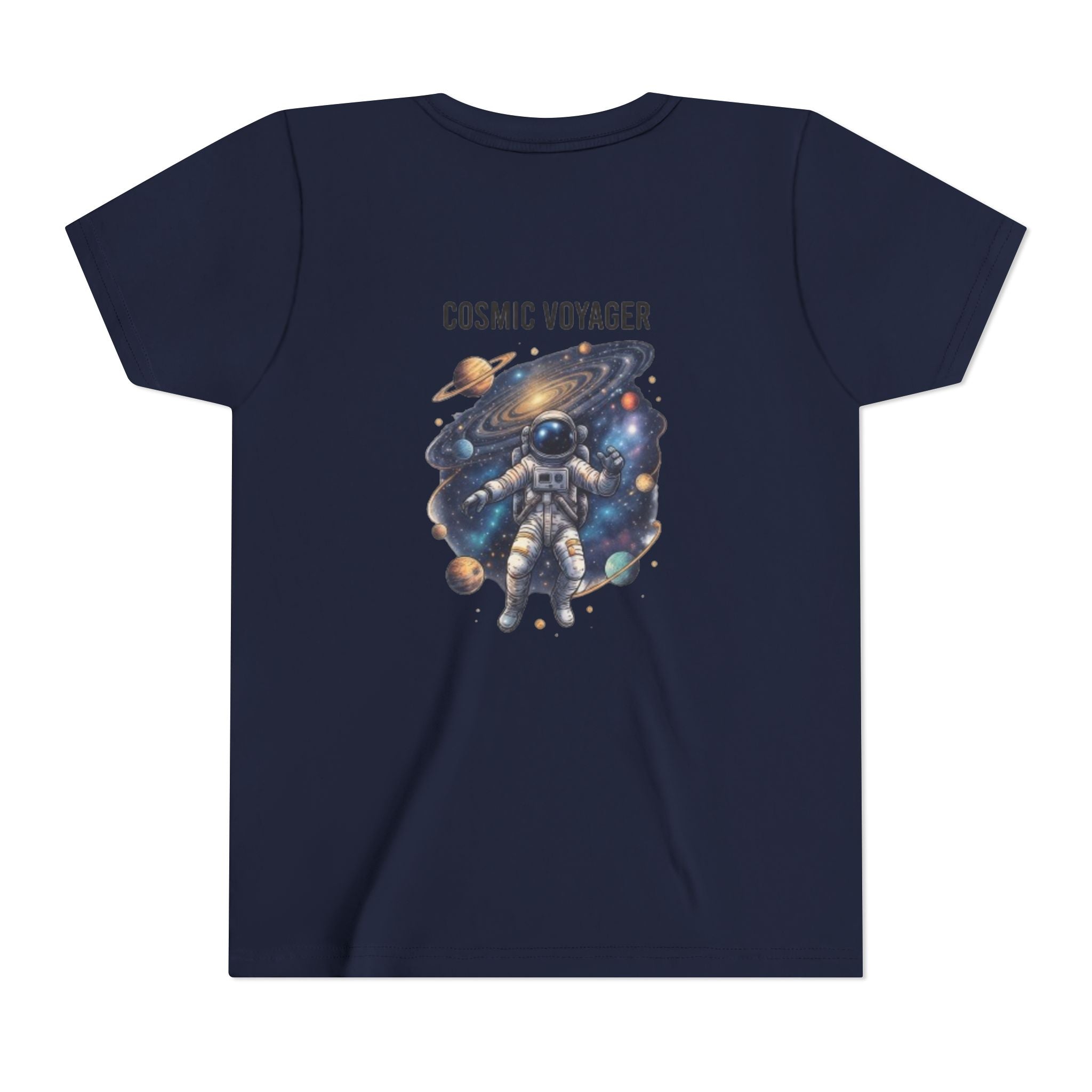 Cosmic Voyager Youth Tee — Astronaut Space Graphic Shirt for Kids