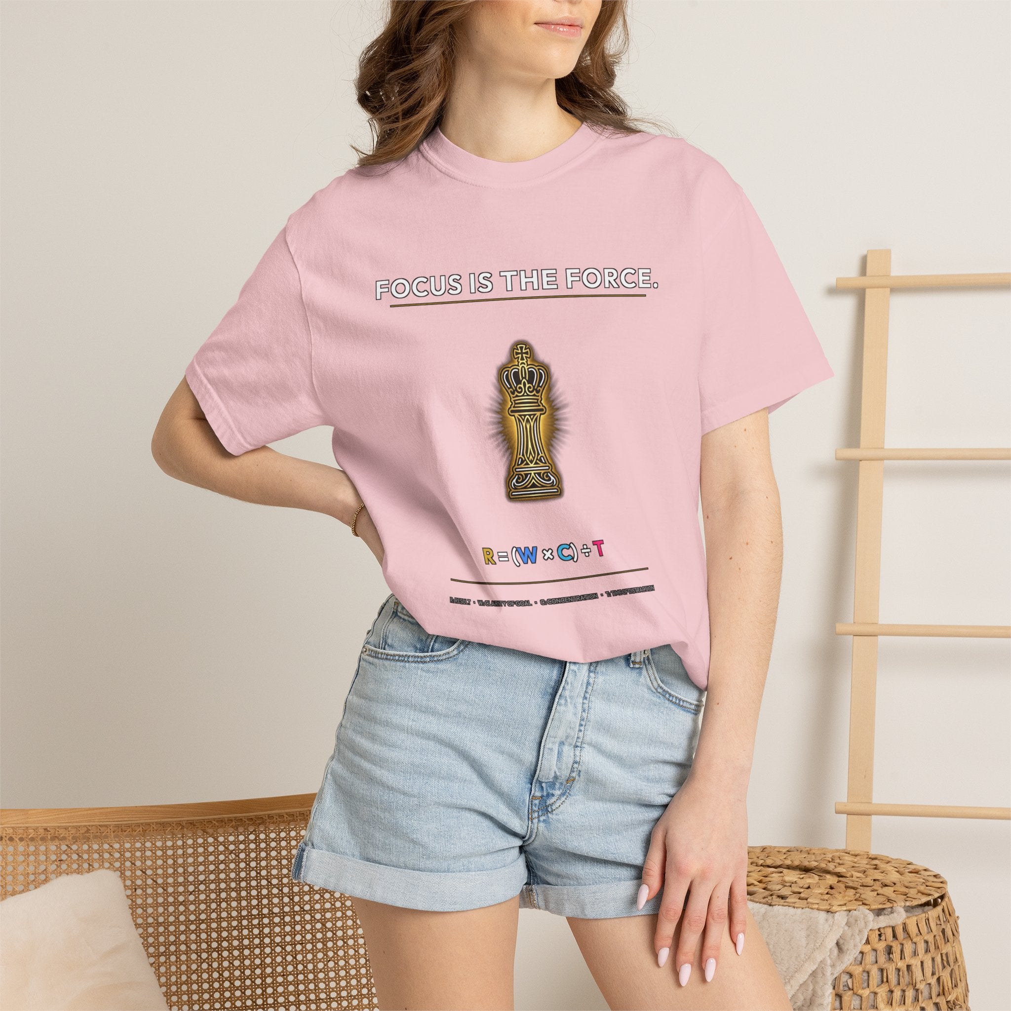Focus Is The Force T‑Shirt — Meditation Buddha Graphic Tee