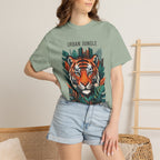 Urban Jungle Tiger T-Shirt – Bold Botanical Graphic Tee