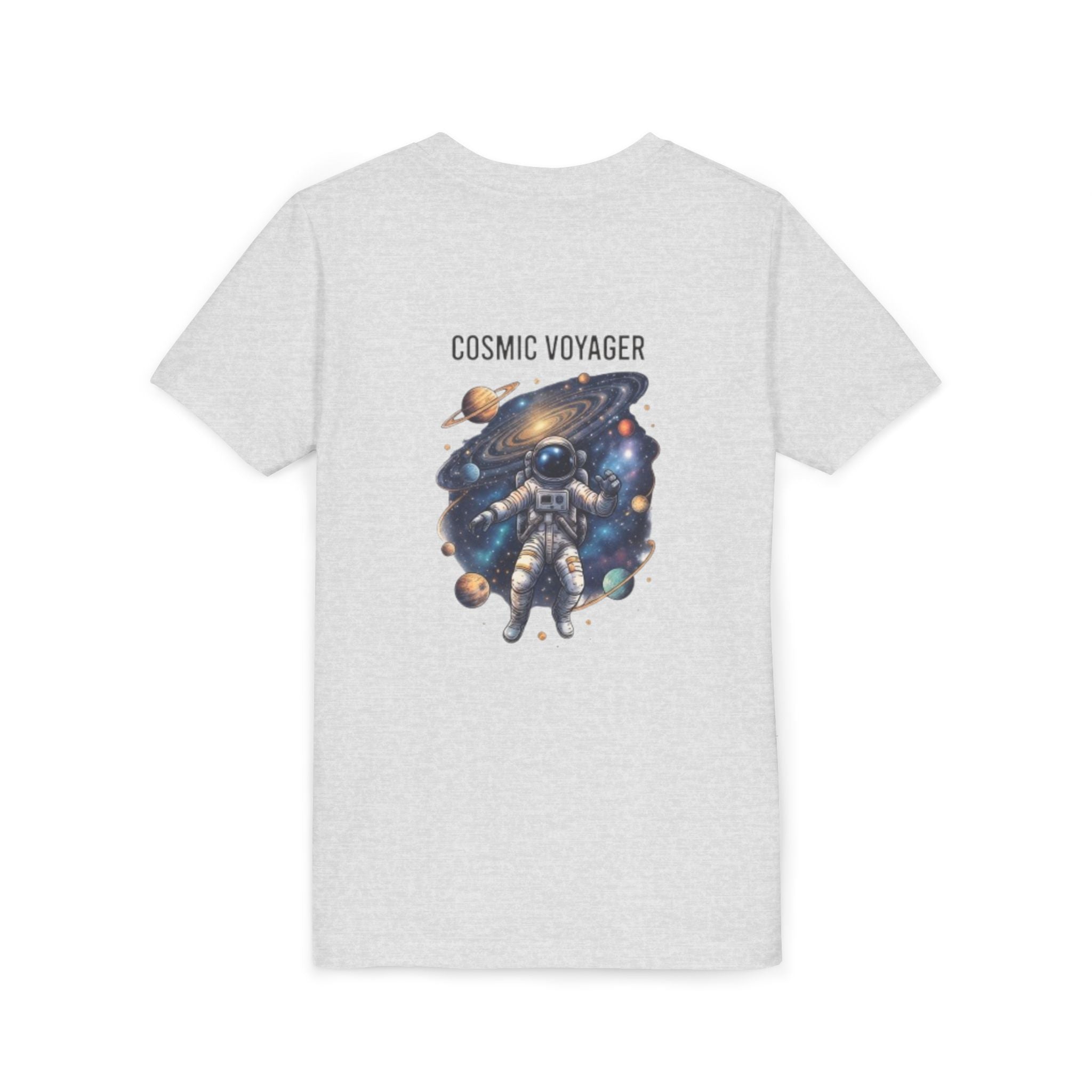 Cosmic Voyager Youth Tee — Astronaut Space Graphic Shirt for Kids