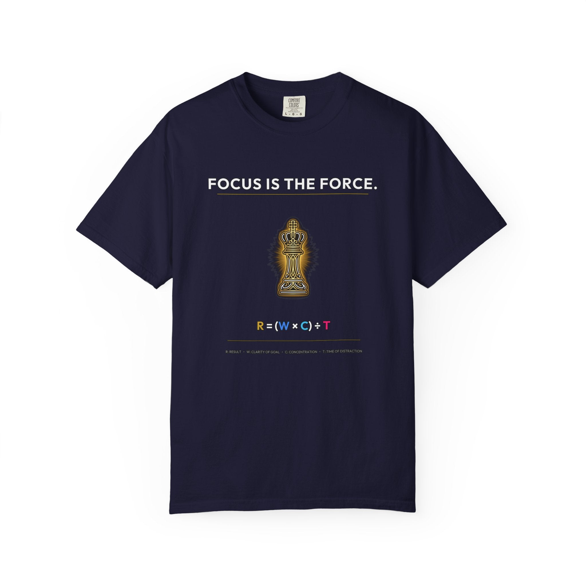 Focus Is The Force T‑Shirt — Meditation Buddha Graphic Tee