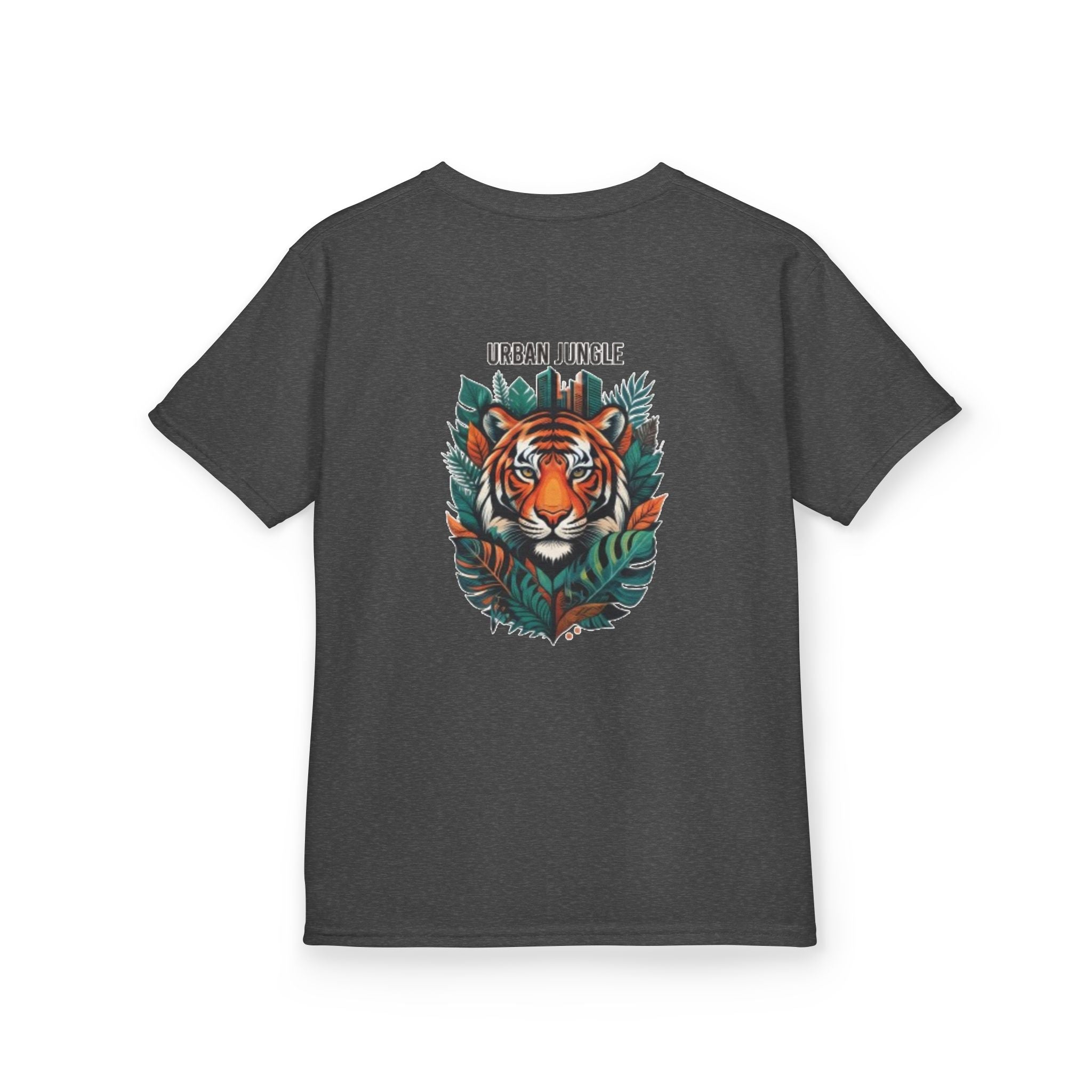 Kids 'Urban Jungle' Tiger Graphic Tee – Children's Jungle Animal Shirt