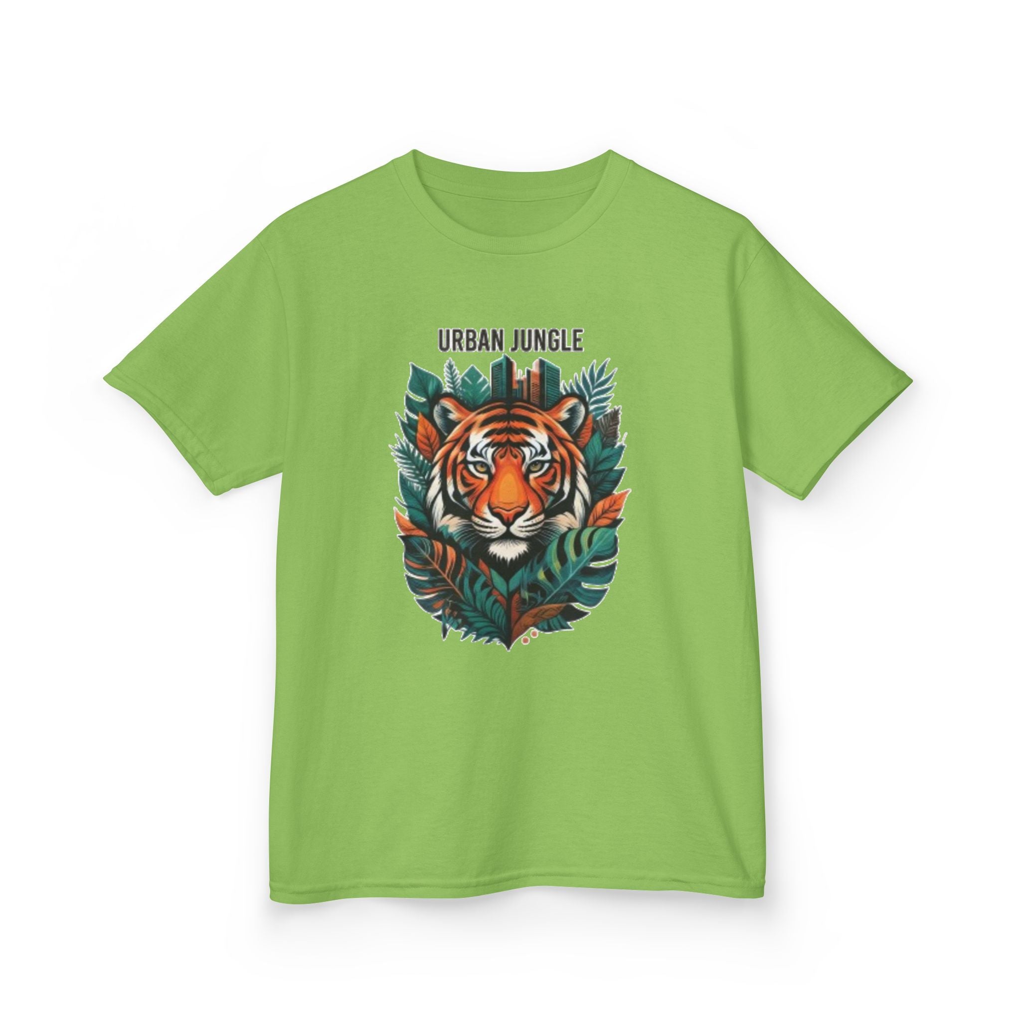 Kids 'Urban Jungle' Tiger Graphic Tee – Children's Jungle Animal Shirt