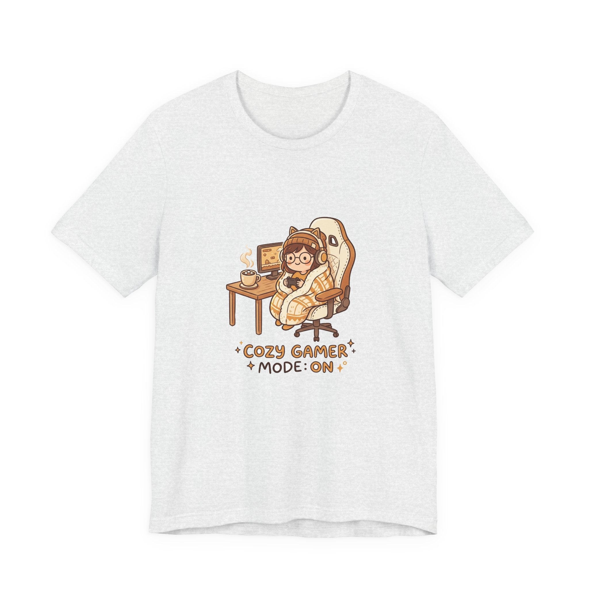 Cozy Gamer Tee - "Cozy Gamer Mode: On" Graphic T-Shirt
