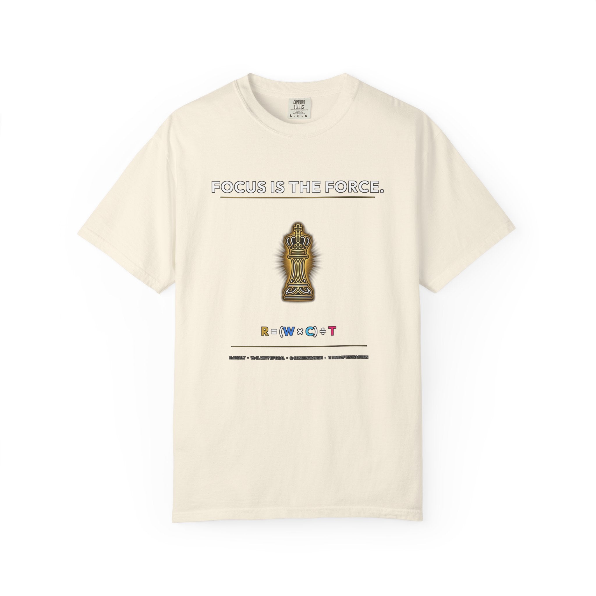 Focus Is The Force T‑Shirt — Meditation Buddha Graphic Tee