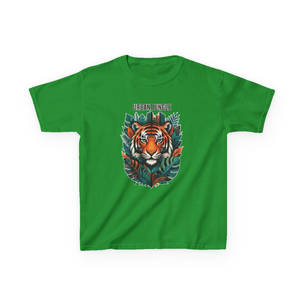 Kids 'Urban Jungle' Tiger Graphic Tee – Children's Jungle Animal Shirt