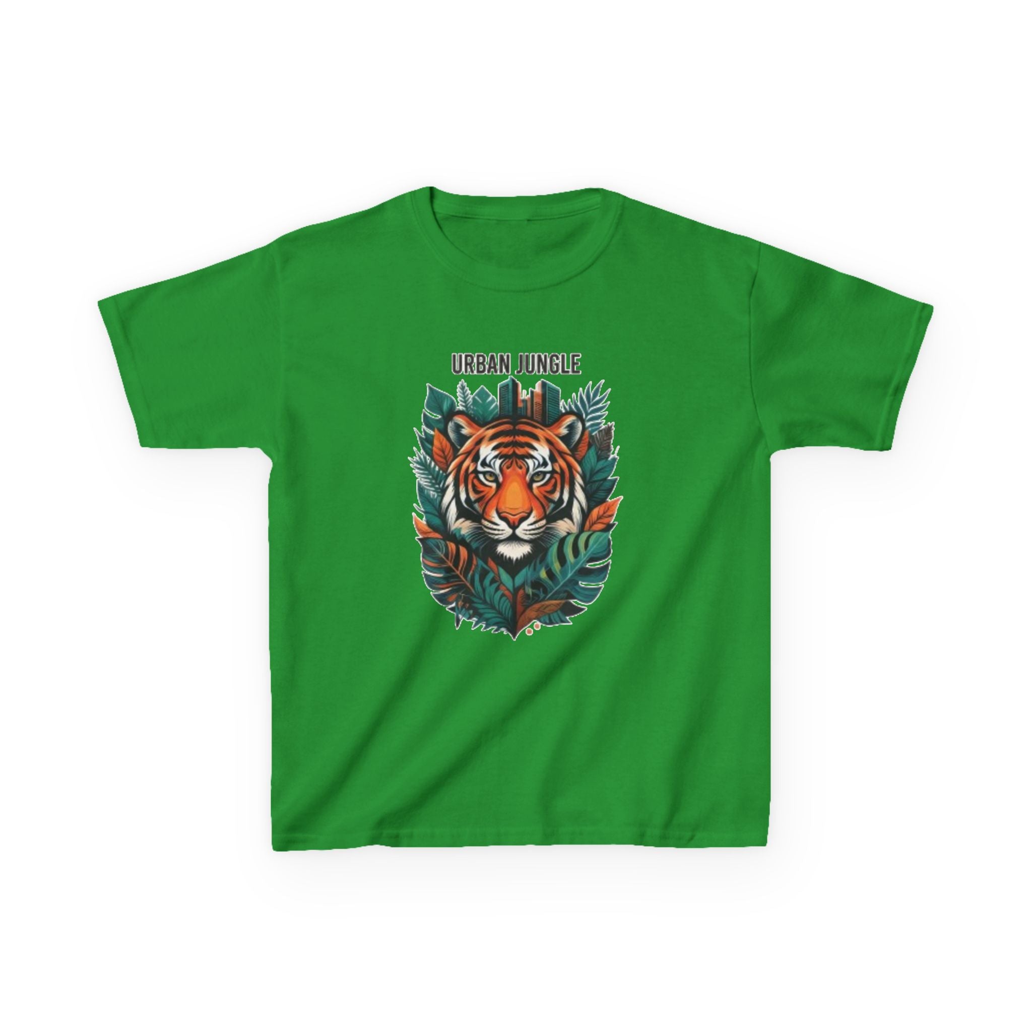 Kids 'Urban Jungle' Tiger Graphic Tee – Children's Jungle Animal Shirt
