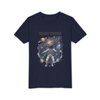 Cosmic Voyager Youth Tee — Astronaut Space Graphic Shirt for Kids