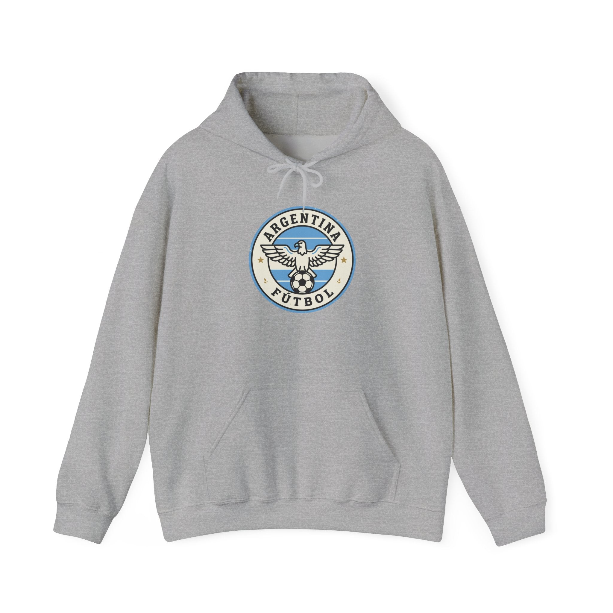 Argentina Futbol Crest Hoodie | Soccer Country Pride, National Colors