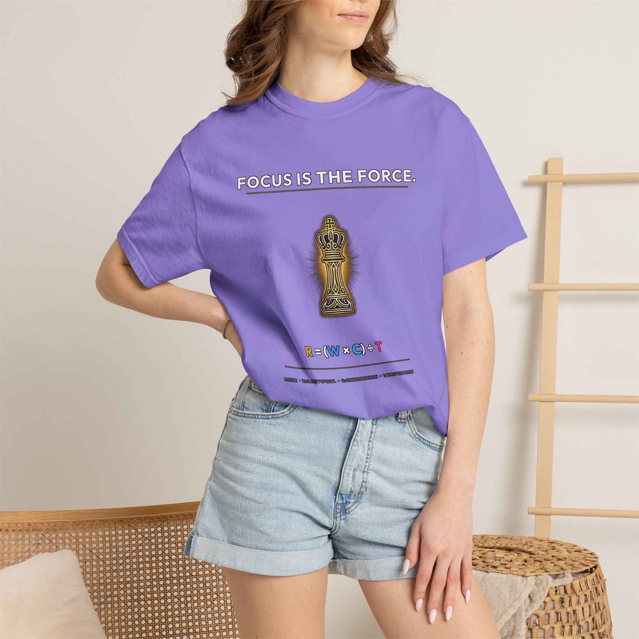 Focus Is The Force T‑Shirt — Meditation Buddha Graphic Tee