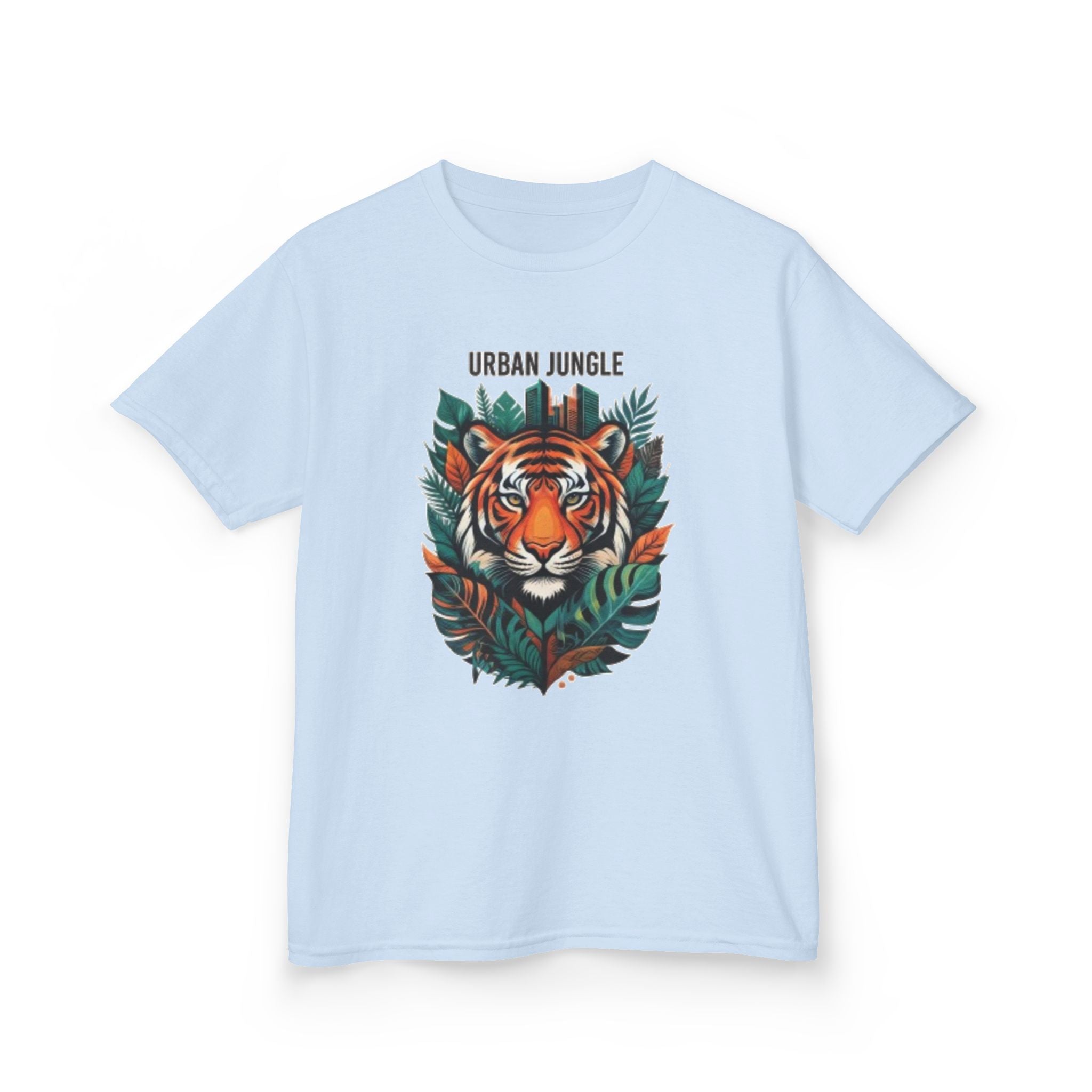 Kids 'Urban Jungle' Tiger Graphic Tee – Children's Jungle Animal Shirt