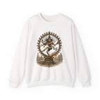 Shiva Nataraja Crewneck Sweatshirt — Dancing Shiva Graphic Pullover