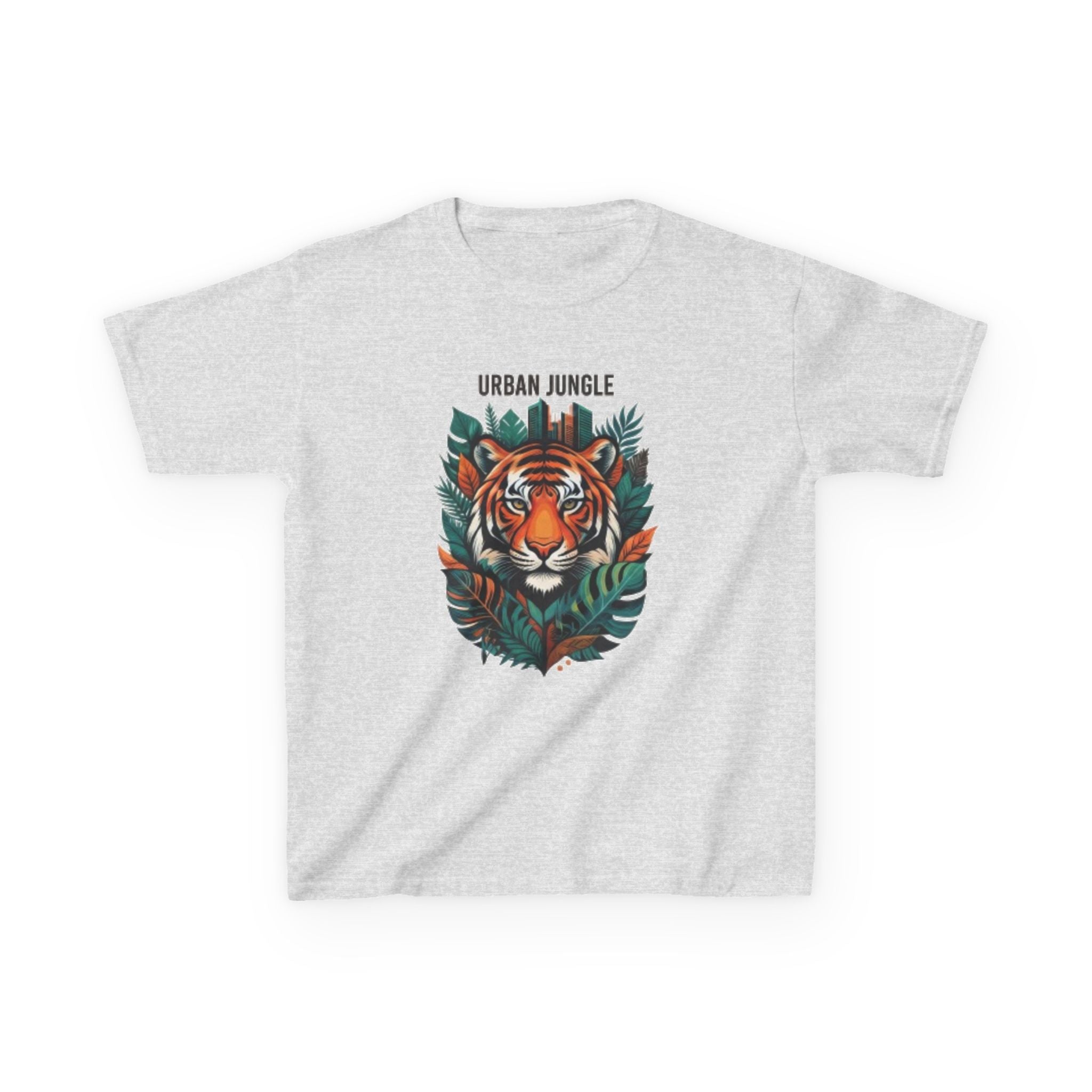 Kids 'Urban Jungle' Tiger Graphic Tee – Children's Jungle Animal Shirt