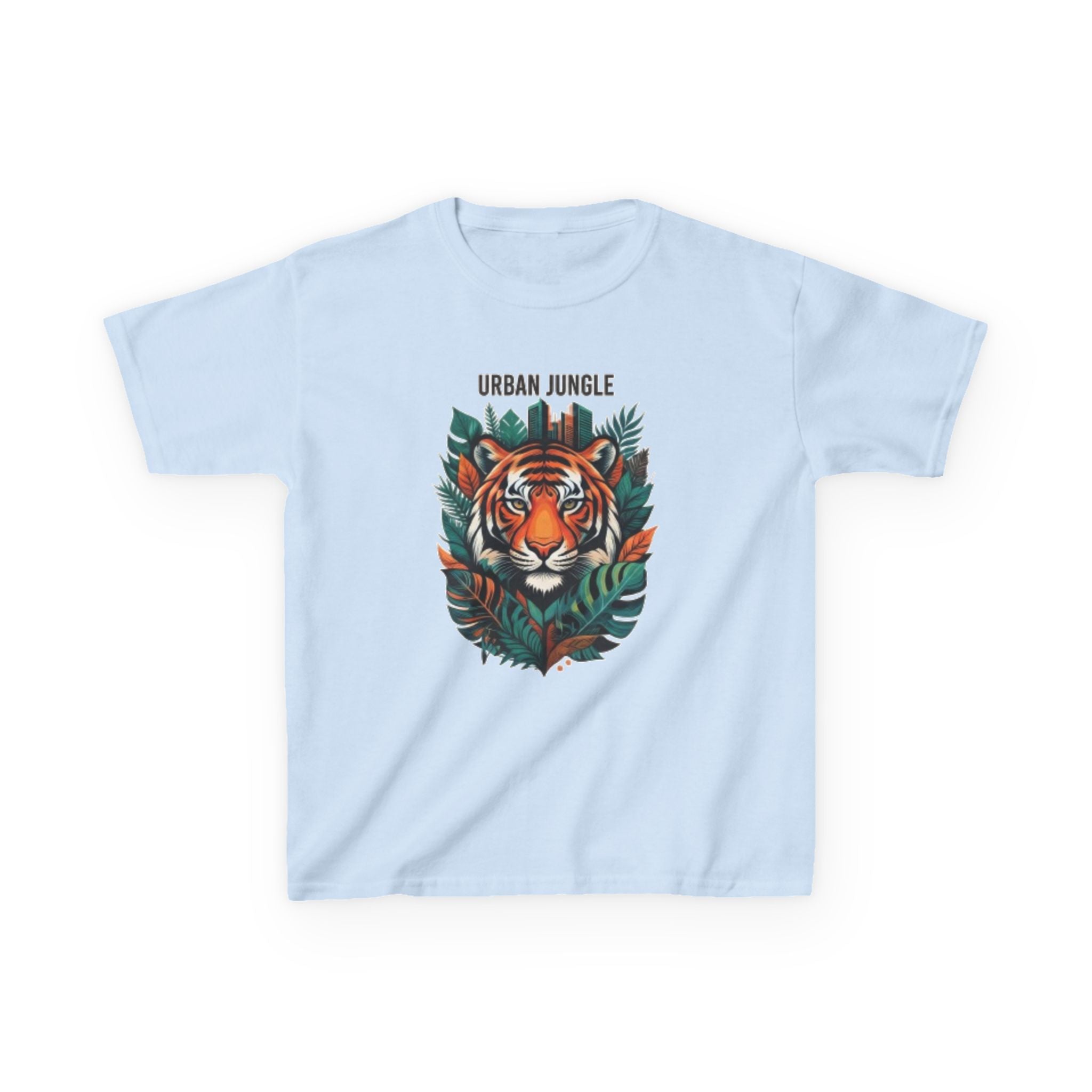 Kids 'Urban Jungle' Tiger Graphic Tee – Children's Jungle Animal Shirt