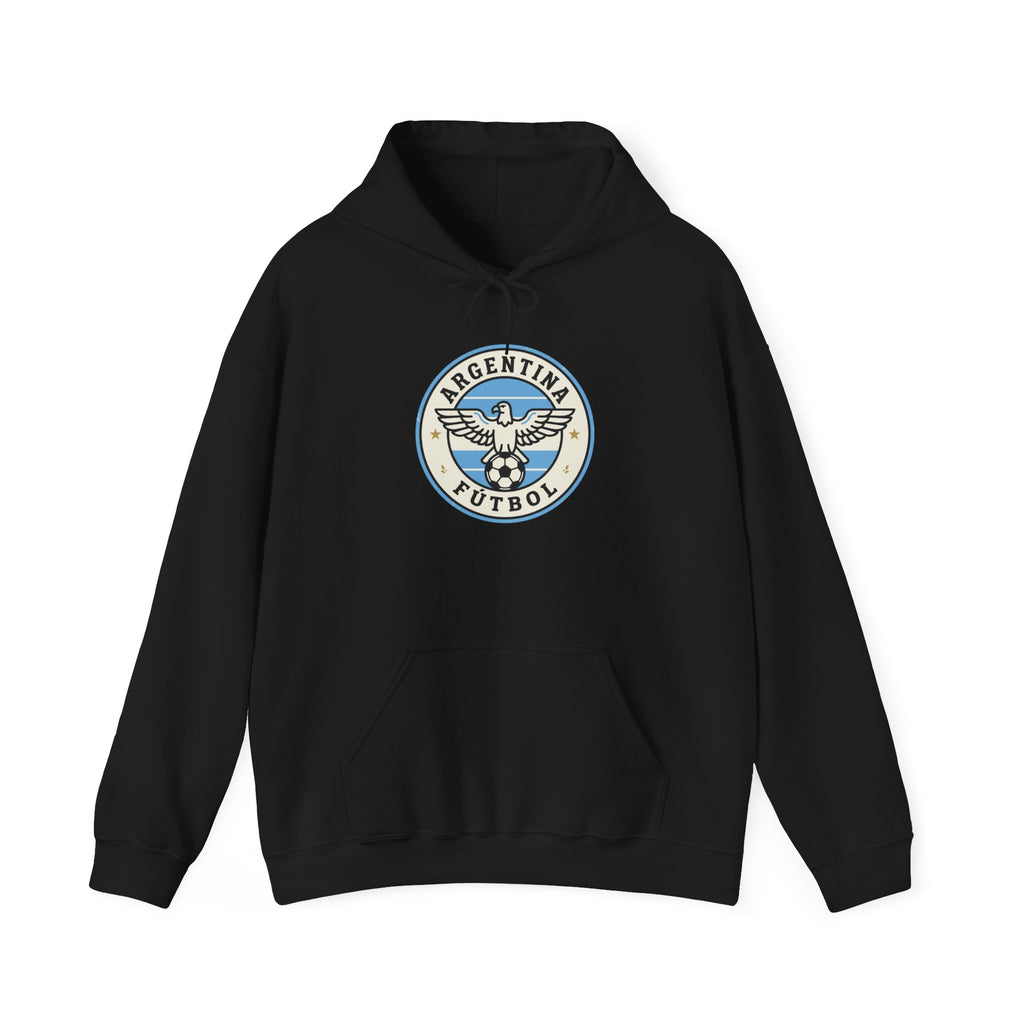 Argentina Futbol Crest Hoodie | Soccer Country Pride, National Colors
